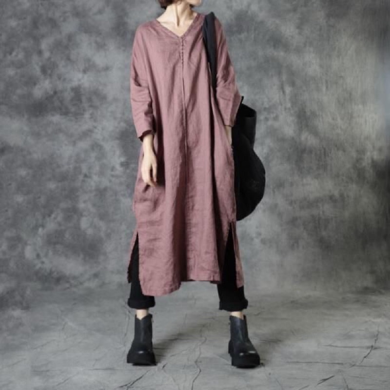 Đầm Linen Tối Giãn