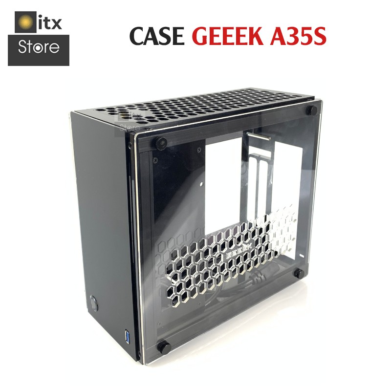 [ITX Store] - Case mini ITX GEEEK A35S - Hỗ trợ VGA dài 2 Fan