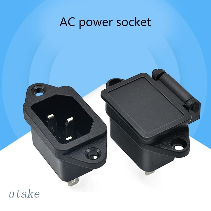 Cáp Nguồn Utake AC 250V 10A IEC320 C14 3 Pin Chuyên Dụng