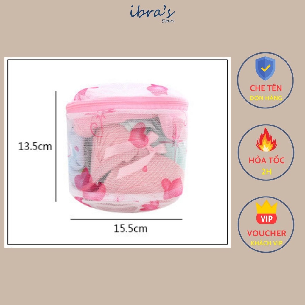 Túi Lưới Giặt Đồ Lót Máy Giặt iBra's Store Túi Giặt Quần Lót Áo Ngực Cao Cấp PK002