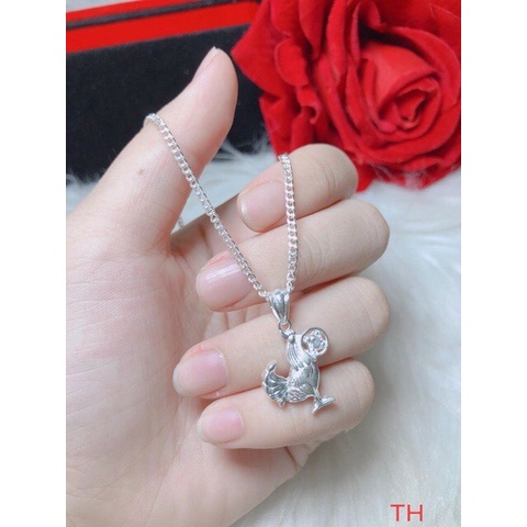 Dây chuyền mặt 12 con giáp chuẩn bạc ta cho bé - Kho sỉ bạc Nhất Linh