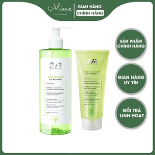 Sữa rửa mặt svr, sữa rửa mặt cho da dầu mụn 400ml - mieux