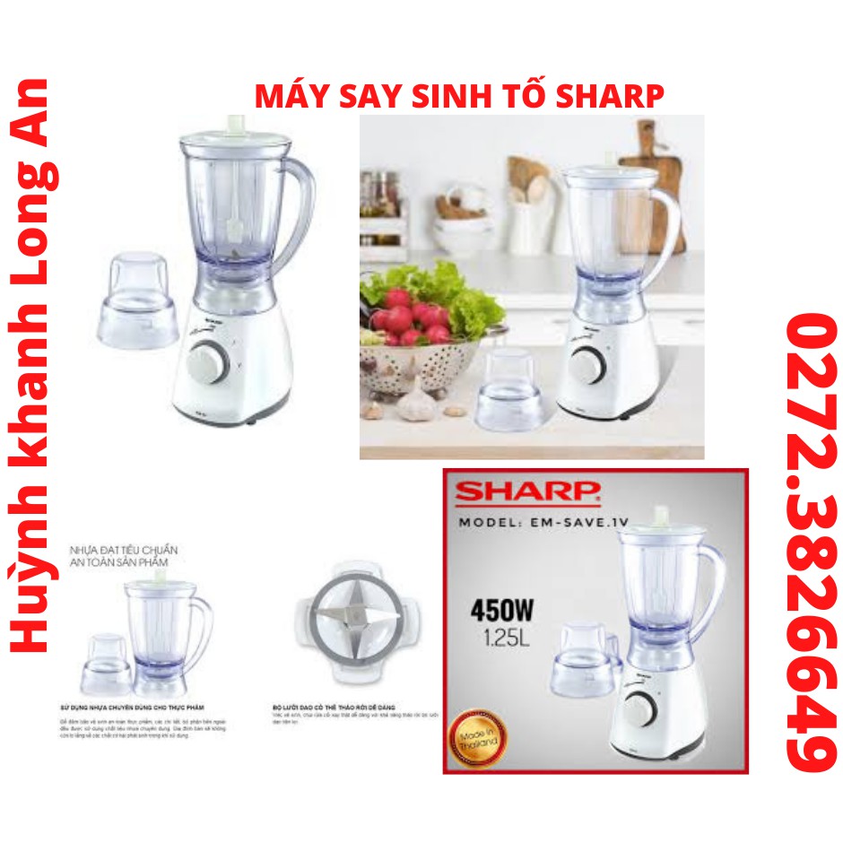 MÁY XAY SINH TỐ SHARP CHÍNH HÃNG
