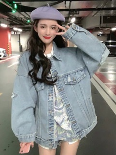 Áo khoác jeans ( kèm ảnh thật)