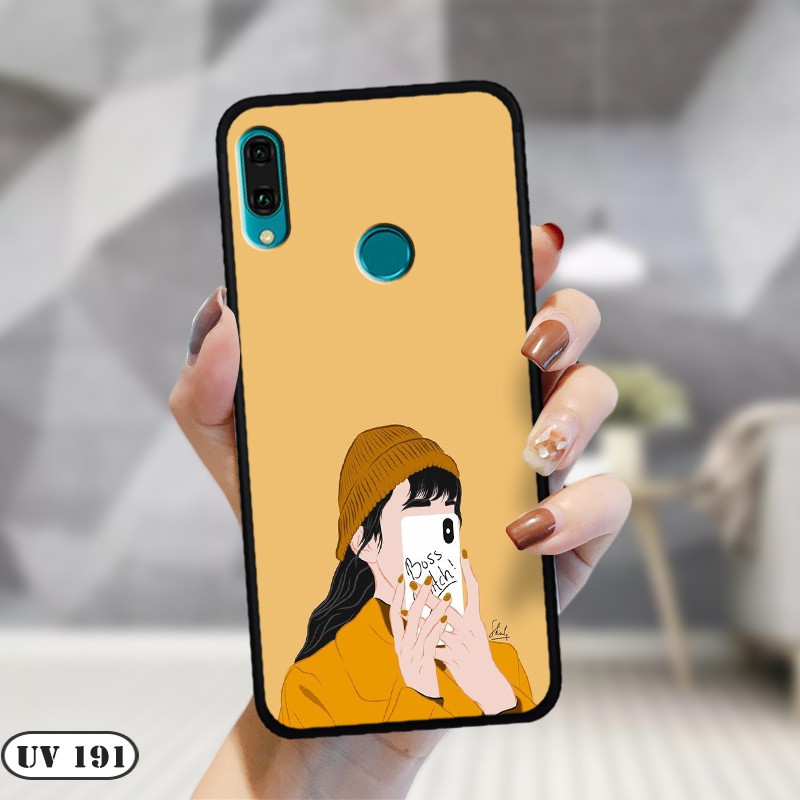 Ốp lưng nhám viền dẻo Huawei Y9 2019