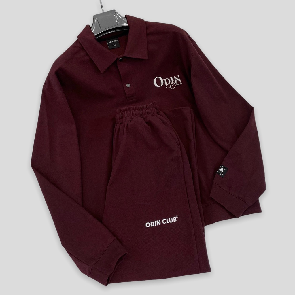 Set Bộ Polo ODIN CLUB Aut, Bộ đồ nỉ oversize nam nữ, Local Brand ODIN CLUB