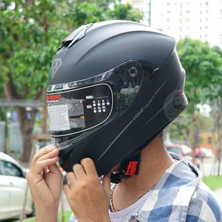 Mũ Yohe 981 Đen nhám