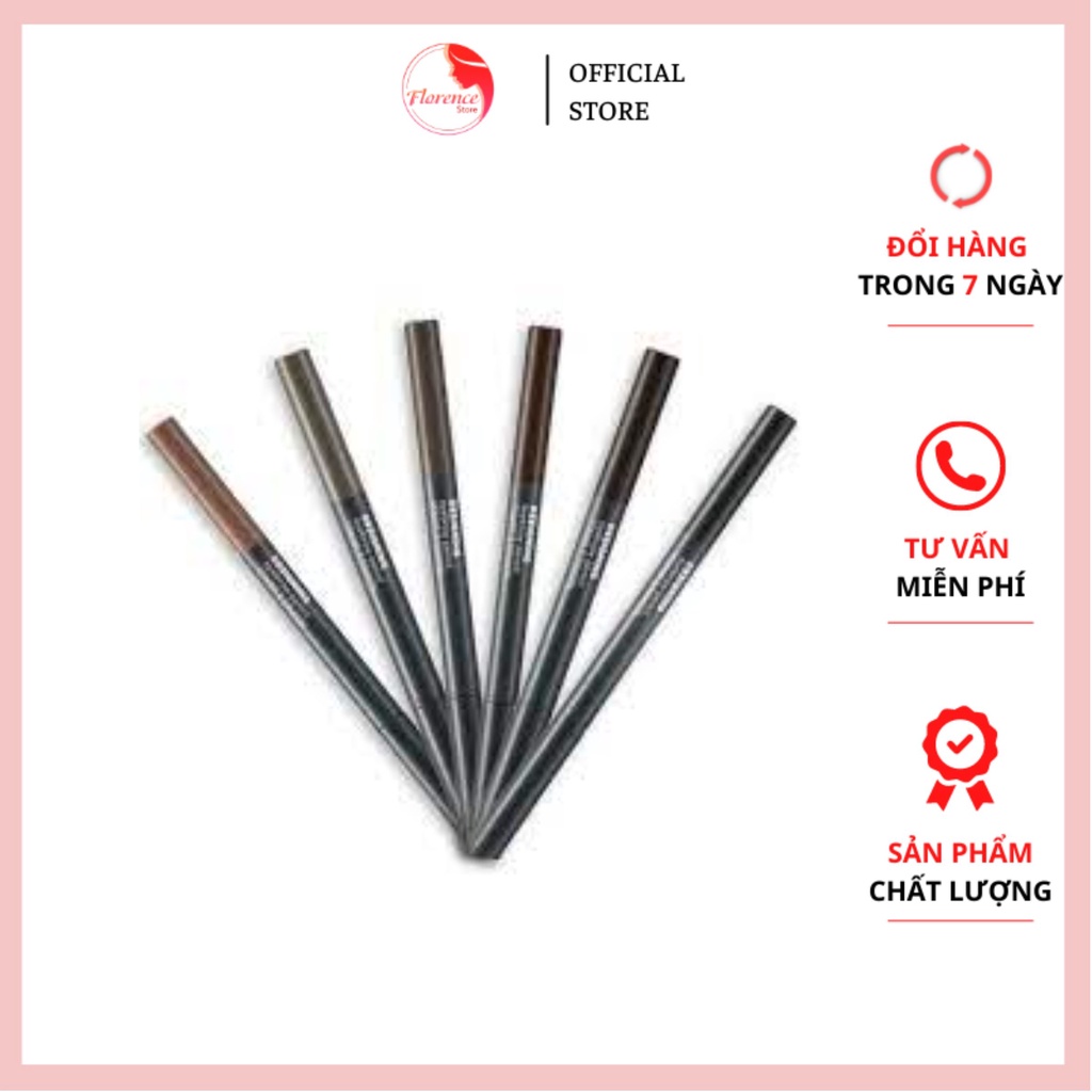 Chì kẻ mày Thefaceshop 2 đầu Designing Eyebrow Pencil