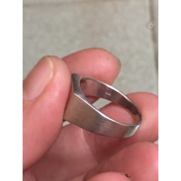 Nhẫn bạc kiểu Unisex si tuyển Nhật