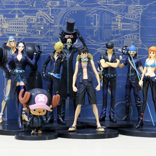 Bộ 9 nhân vật băng hải tặc Luffy mũ rơm One piece Film Gold cao 20cm