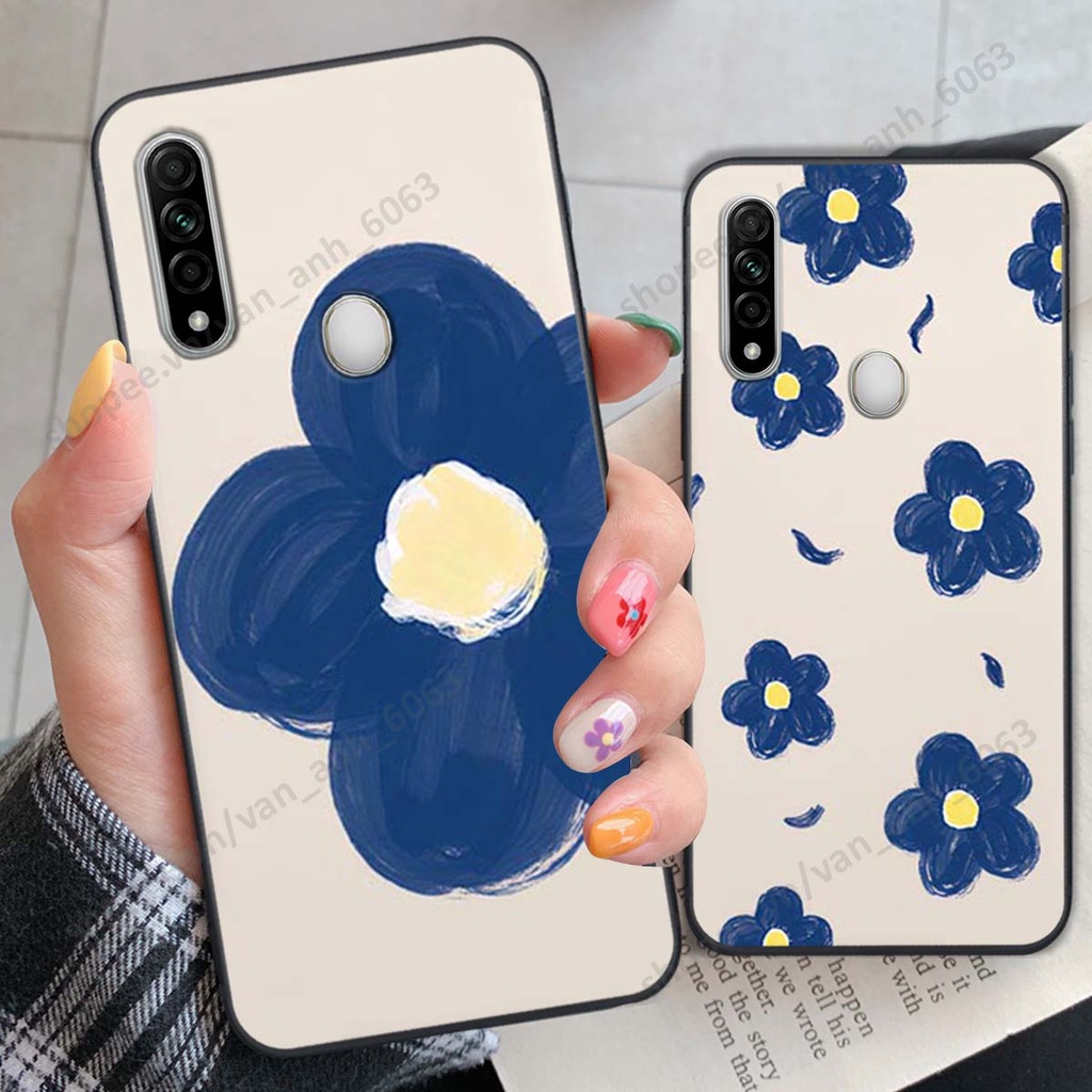 Ốp lưng Oppo A31 in hình hoa, gấu rich bear nghệ thuật, thời trang