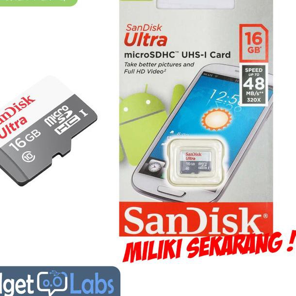 Thẻ Nhớ Sandisk 16gb Ultra Class10 48mb / S Micro Sd Card Class 10 16gb