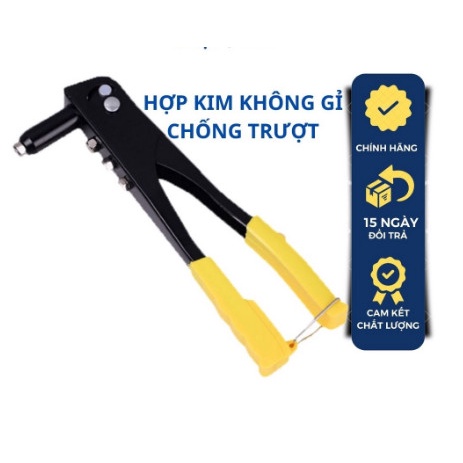 Kìm Bấm Rive - Kìm Rút Đinh 3 đầu đinh rút 3, 4, 5mm - Hợp kim