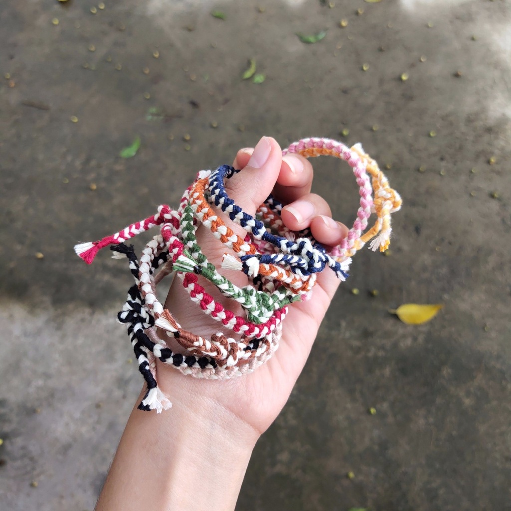 Vòng zigzag hai màu đơn giản