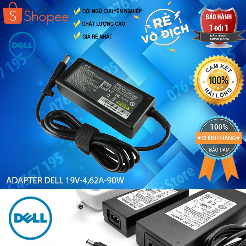 Sạc laptop Dell 19V - 4.62A (90W)