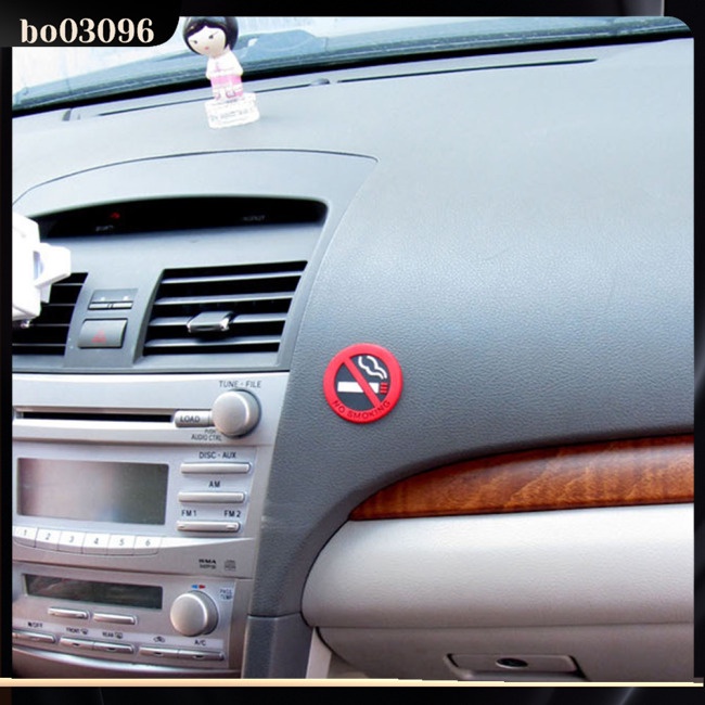 Hình Dán Trang Trí Xe Hơi In Chữ No Smoking