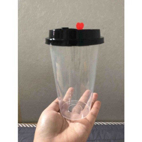 25 cái Cốc nắp tim LOẠI DẦY dung tích 500ml / 700ml