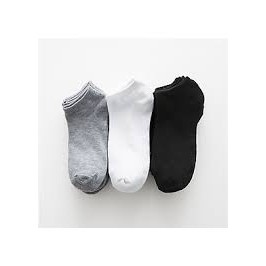 NlvShop2016 - Tất (Vớ) Nam Nữ Unisex Cotton Trơn Cổ Ngắn, Cổ Thấp Thoáng Khí Khử Mùi Cực Tốt