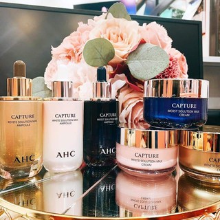 Combo Serum và Kem Dưỡng AHC Capture Dưỡng Ẩm - Trắng Da - Chống Lão Hoá