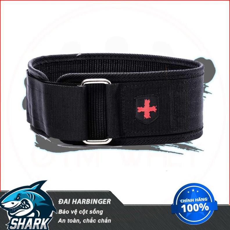 [Freeship+Quà] Phụ Kiện Thể Thao Gym Đai Lưng Nam 4 Inches Harbinger Nylon Belt Cao Cấp 2431 - Chính Hãng 100%