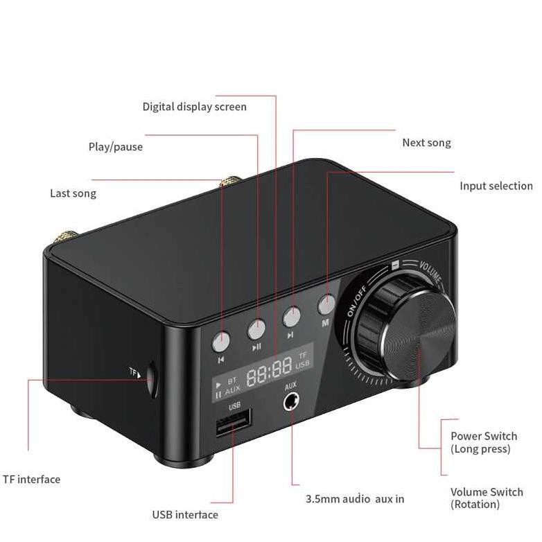 Loa Bluetooth 5.0 50wx2 - X26 J-Id-Aud Champion | BigBuy360 - bigbuy360.vn