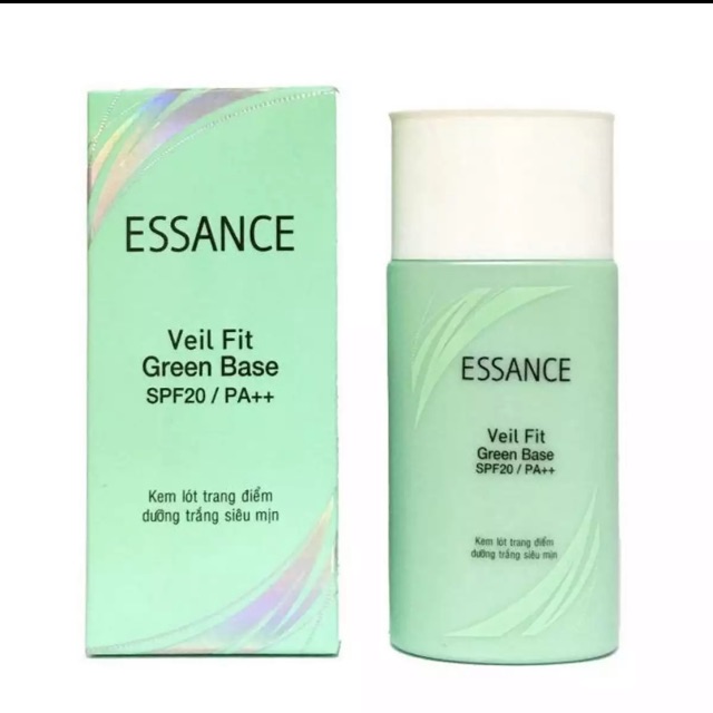 Kem Lót Trang Điểm Dưỡng Trắng Siêu Mịn Essance Veil Fit Green Base SPF20 /PA++ 30g | BigBuy360 - bigbuy360.vn