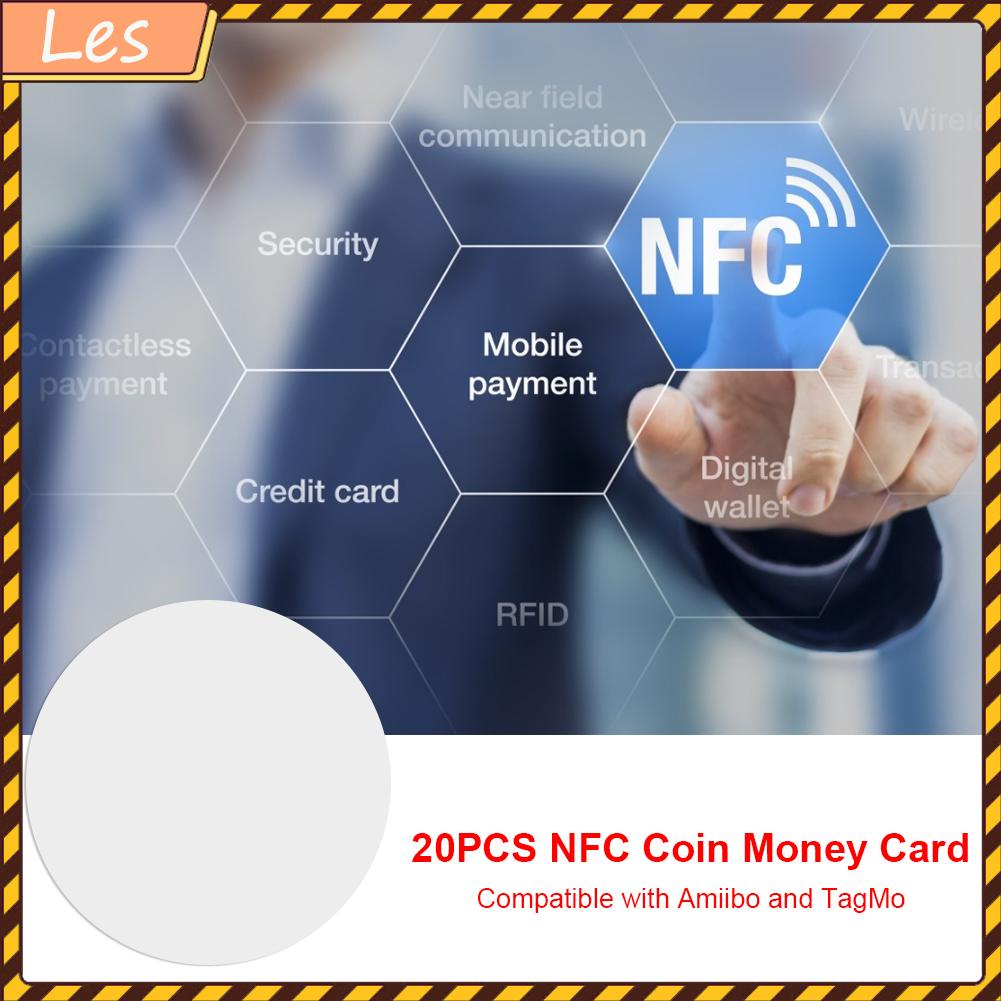 Set 20 thẻ tiền NFC215 chuyên dụng cho nhãn dán Amiibo