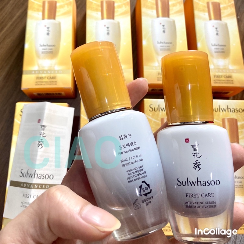 Serum Sulwhasoo - Tinh Chất Ngăn Ngừa Lão Hoá 30ml, 15ml