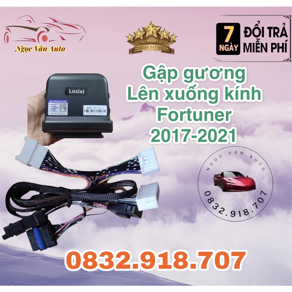 Tự động gập gương lên xuống kính Fortuner 2017 - 2020 Hãng Lasixi