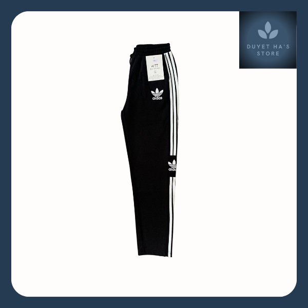 [Free Ship] QUẦN THỂ THAO NỮ adidasss BO GẤU chất thun Umi 3 sọc có túi chữ thêu - Quần jogger nữ dài có túi co giãn