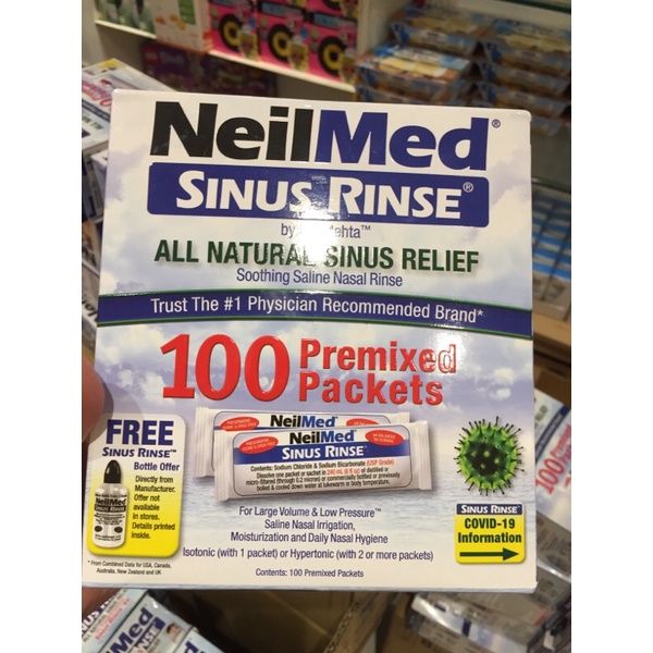 NeilMed 100 gói Muối