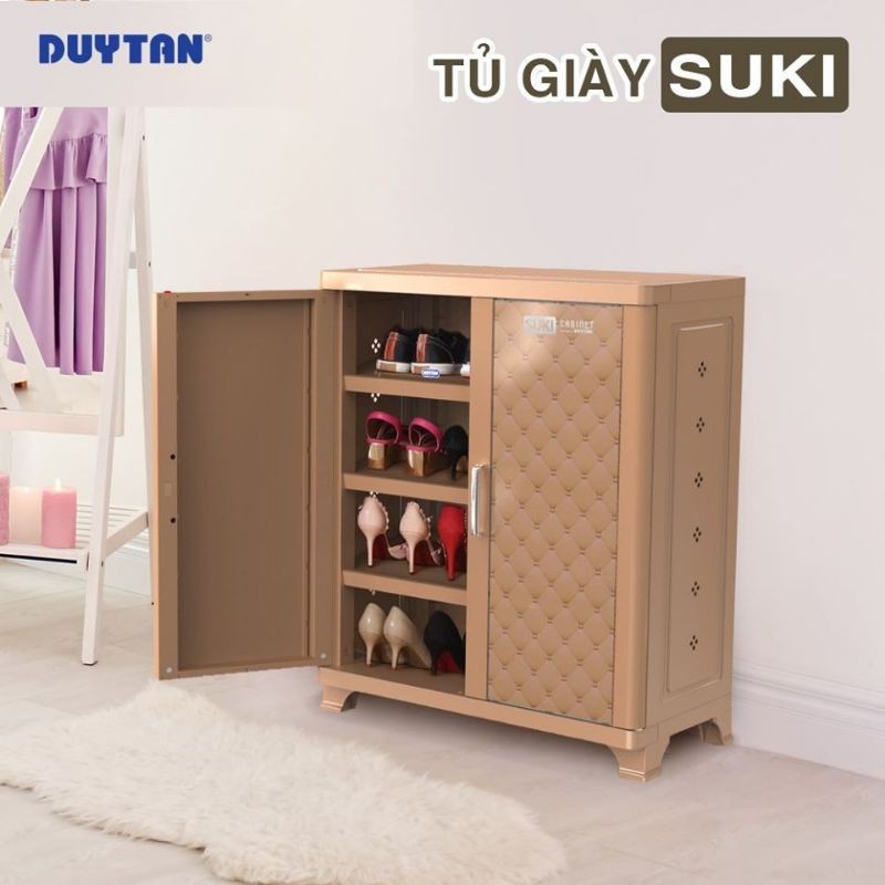 TỦ NHỰA ĐỰNG GIÀY DÉP DUY TÂN 70cm x 35cm x 80cm