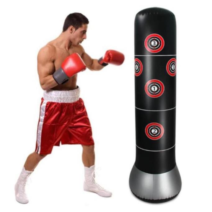 [FREESHIP] Bao Trụ Đấm Bốc Tự Cân Bằng – PURE BOXING - 160cm – Đường Kính 48cm - Tặng Kèm Bơm Hơi