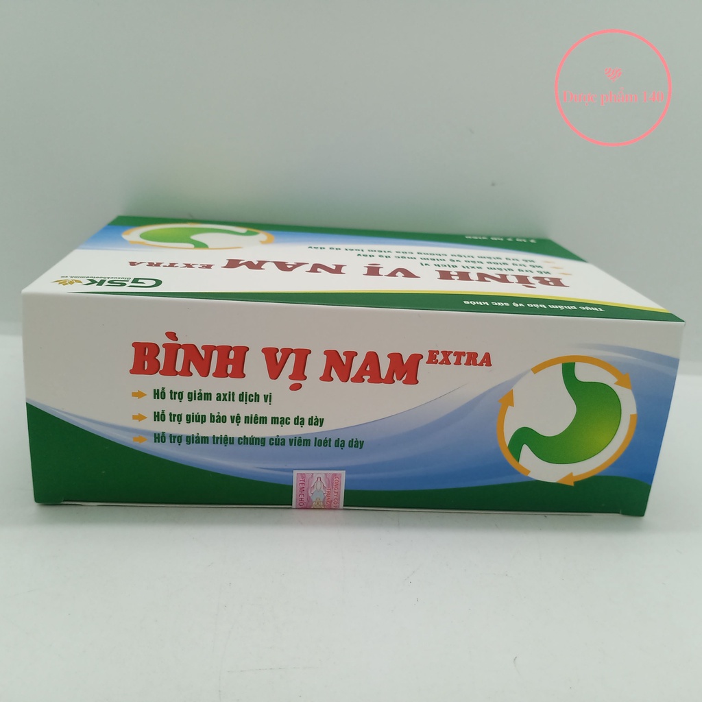 Bình Vị Nam Extra - Hỗ trợ giảm axit dịch vị, bảo vệ niêm mạc dạ dày, giảm triệu chứng viêm loét dạ dày