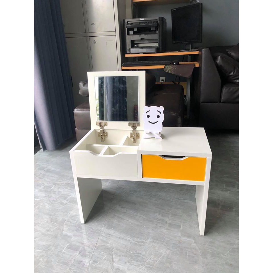 Bàn Trang Điểm Ngồi Bệt Chân Gỗ Sồi Đa Năng Tiện Lợi Cho Các Cô Nàng Nóng Bỏng IGEA - GP69/GP92