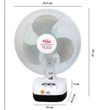 QUẠT SẠC HONJIANDA HJD-FL 301 (2 BÌNH)
