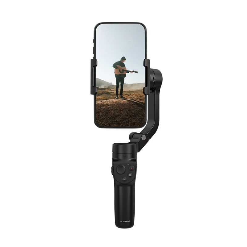 Feiyu Tech VLOG Pocket 2 - Gimbal Bluetooth Siêu Nhỏ Gọn Cho Điện Thoại Smartphone, Thời Lượng Pin 8h