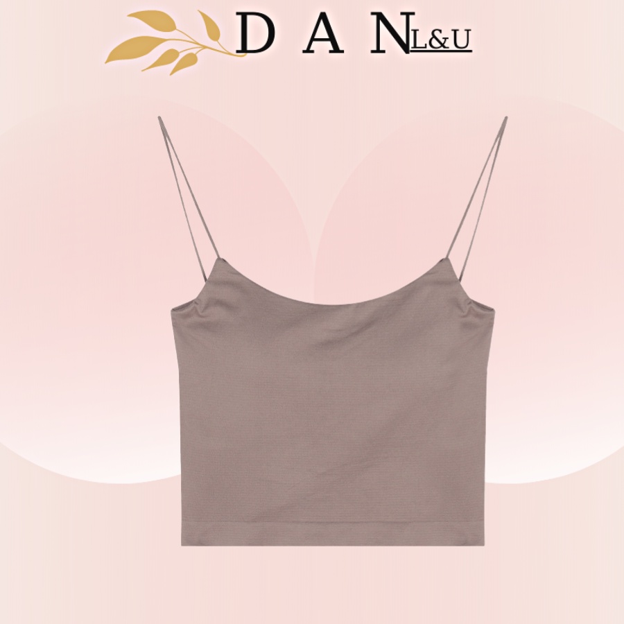 Áo Lót Ngực Bra Hai Dây Chất Cotton Mềm Mại Co Dãn Thoải Mái DAN L&amp;U 1961