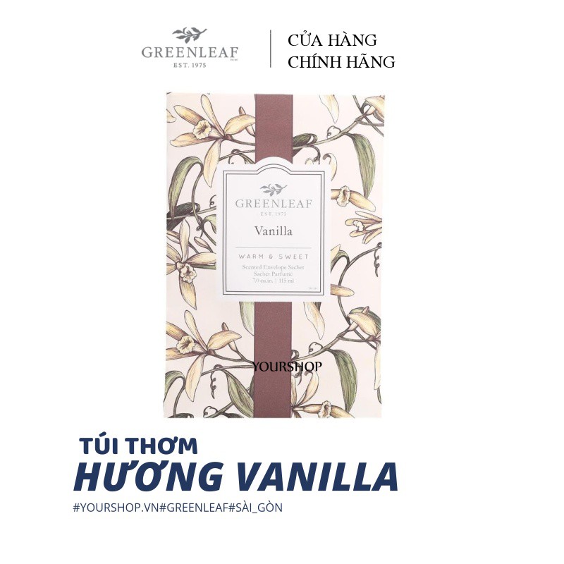 Túi thơm Vani - Greenleaf Vanilla - 115ml