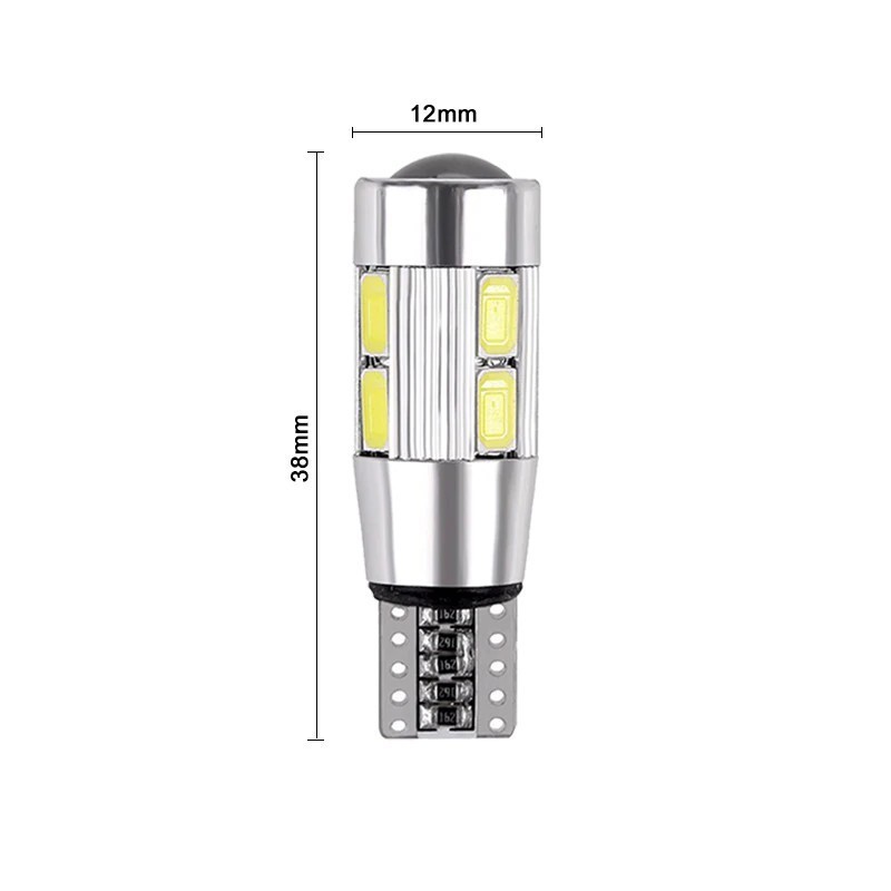 Đèn xi nhan đèn demi 10 SMD 5630 thấu kính CANBUS T10 - đèn led xinhan demi đèn sương mù