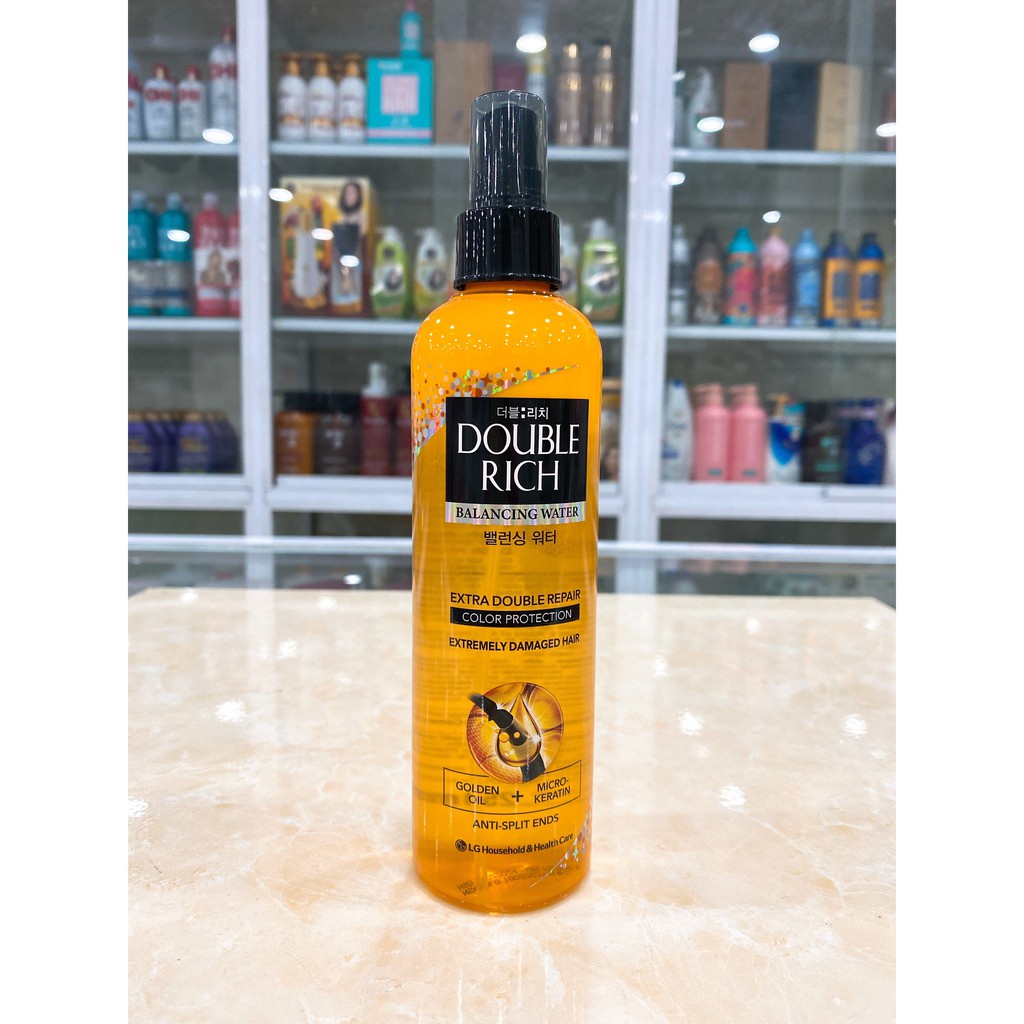 Xịt Dưỡng Tóc Double Rich 250ml Chăm Sóc Tóc Khô Và Hư Tổn