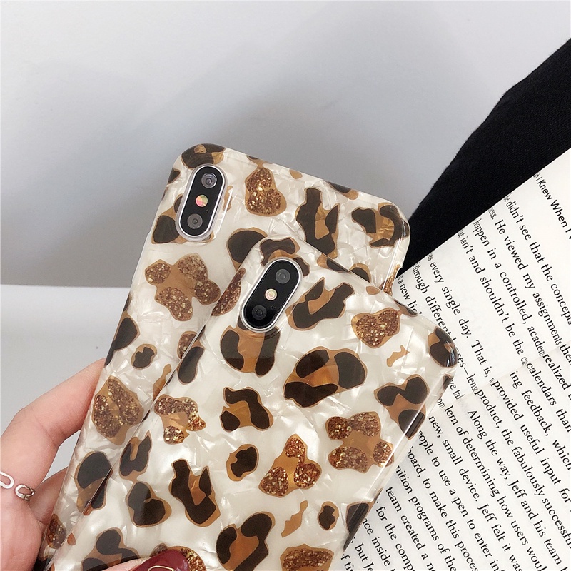 Ốp điện thoại in họa tiết da báo cho Iphone Xs Max | BigBuy360 - bigbuy360.vn