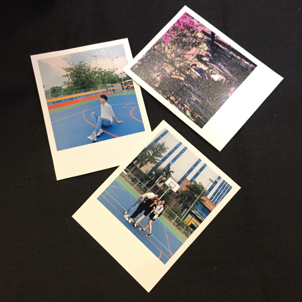 Combo 10 ảnh Polaroid theo yêu cầu size 7x9 kiểu Square - chất lượng cao - 2k/1 tấm