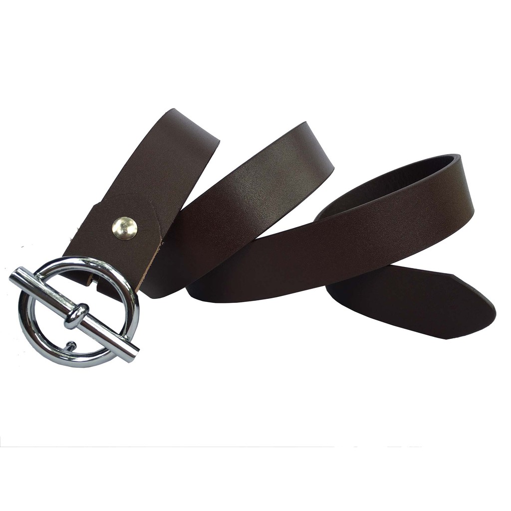 DâyNịt Nam/Thắt Lưng Nam Da Bò Đầu Khóa Chữ O Xiên DLKKCO-03