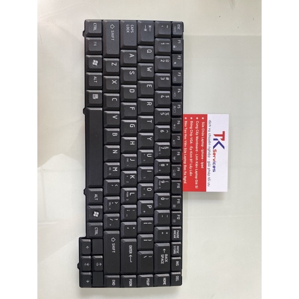 BÀN PHÍM LAPTOP TOSHIBA Satellite L40 L45 L401 L402 L405 - L40  ĐEN-BẢO HÀNH 12 THÁNG