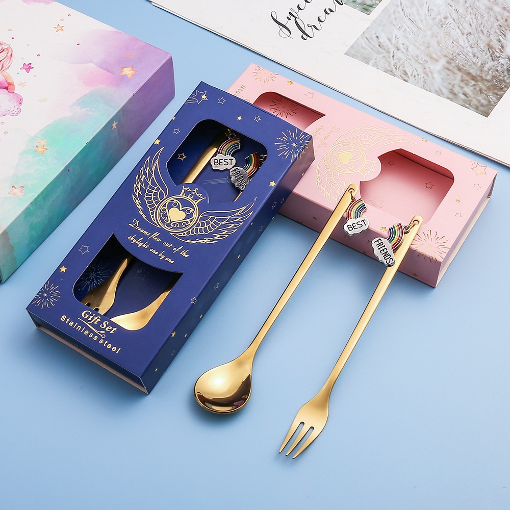 Bộ Muỗng Dĩa BEST FRIENDS siêu đáng yêu Z12