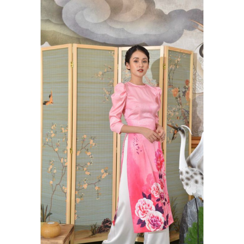 Áo Dài Nữ 💖𝑭𝒓𝒆𝒆𝒔𝒉𝒊𝒑💖 Áo Cách Tân Vẫn Gỗ Cao Cấp - Hàng VNXK - Áo Dài SViet 35 | BigBuy360 - bigbuy360.vn