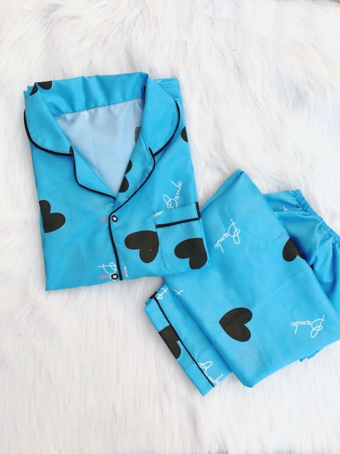 🌈🌈Bộ Pizama tay ngắn-quần dài 40-60kg | BigBuy360 - bigbuy360.vn