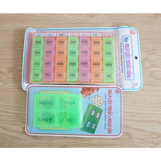 Dụng cụ chia liều thuốc 1 tuần/ Ngày