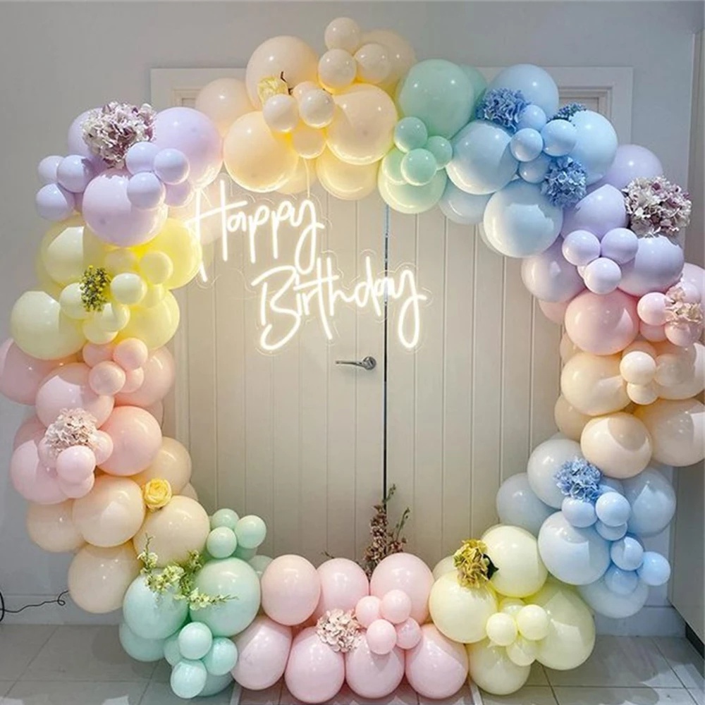 Set 10 Bong Bóng 5inch Màu Sắc Xinh Xắn Dùng Để Trang Trí Tiệc Sinh Nhật / Đám Cưới